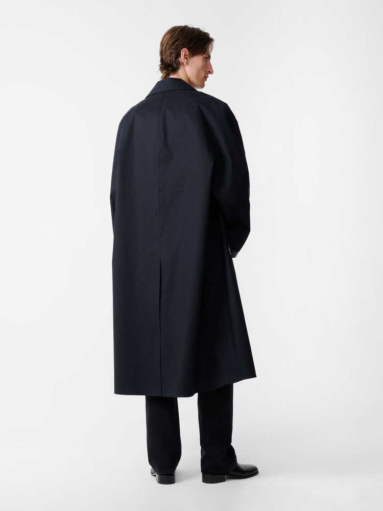 SN × MACKINTOSH ETTRICK MAC COAT IN NAVY