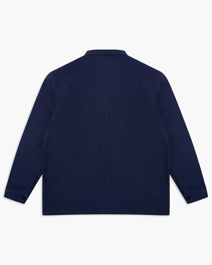 Le Mont St Michel Moleskin Authentic Work Jacket - Blue