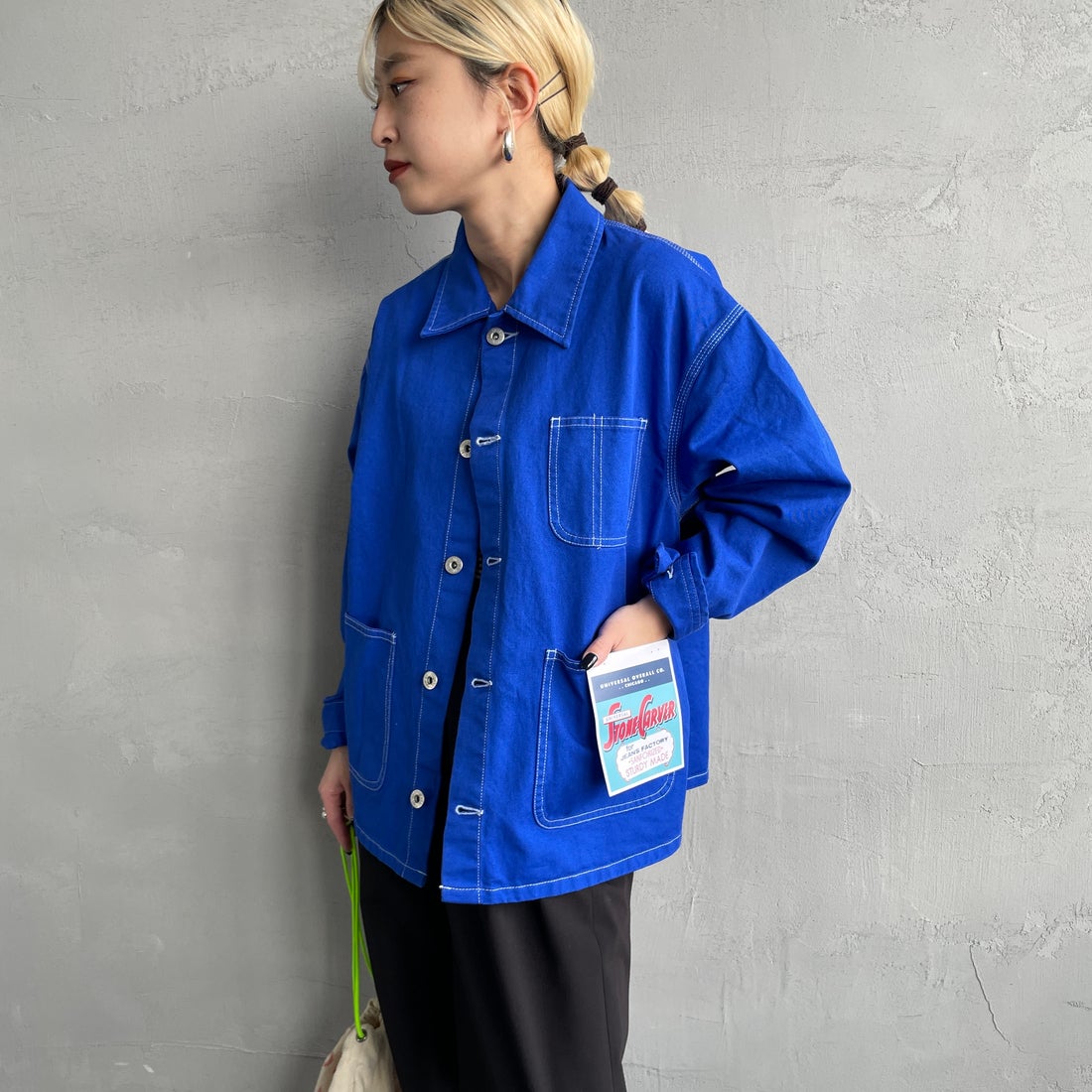 UNIVERSAL OVERALL [ユニバーサルオーバーオール] 別注 配色ステッチ