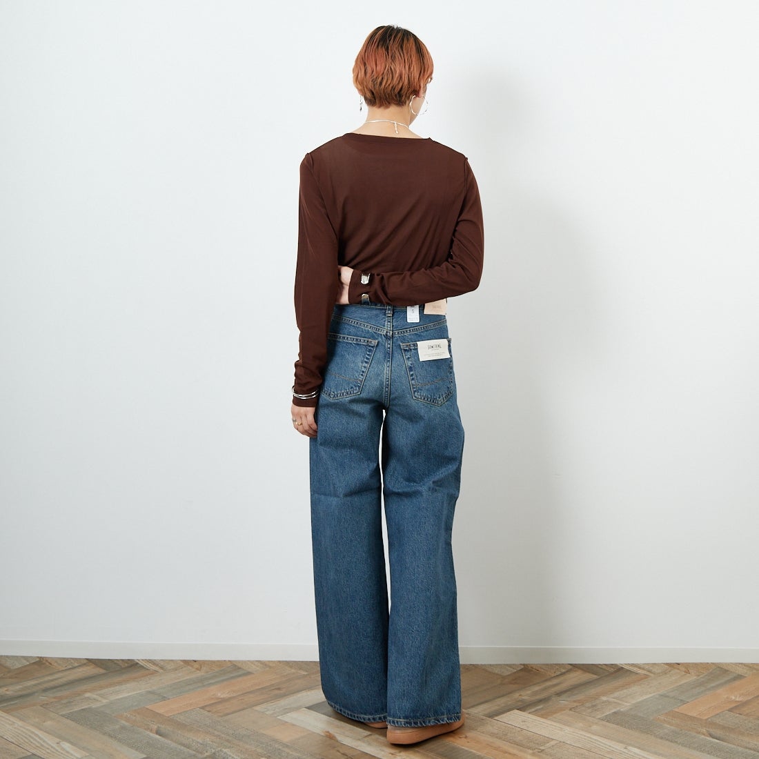 SOMETHING [サムシング] LISA ヴィンテージワイドデニムパンツ [SEA10