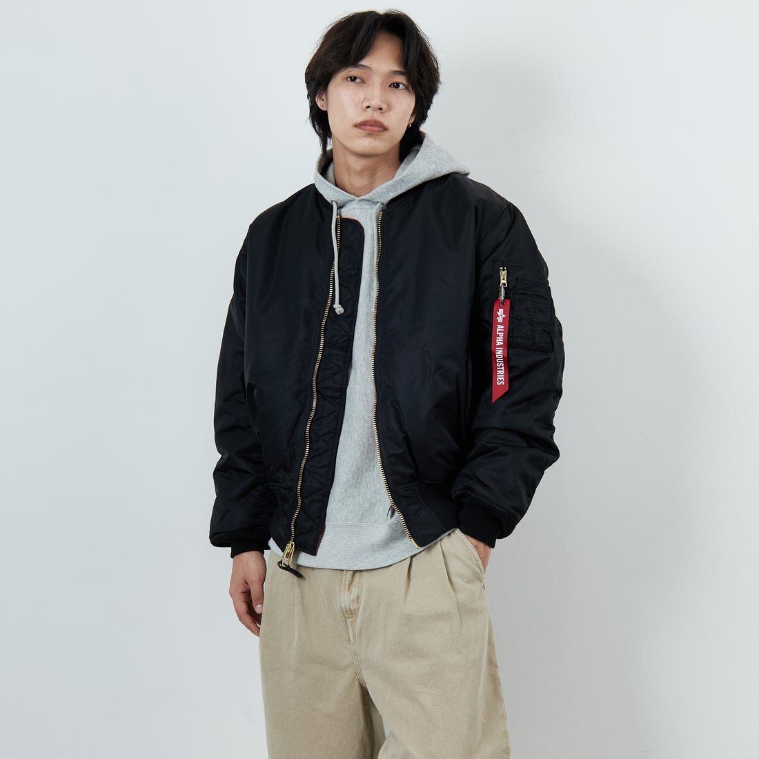 ALPHA [アルファ] MA-1フライトジャケット [MJM21000C1]｜ジーンズ