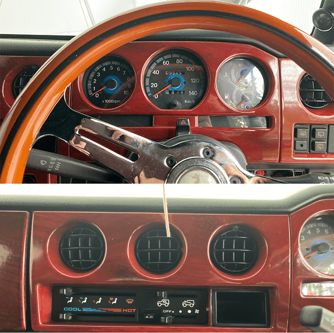 ジムニー（JA12,JA22,JB32）のメーター・エアコンリング取り付け編