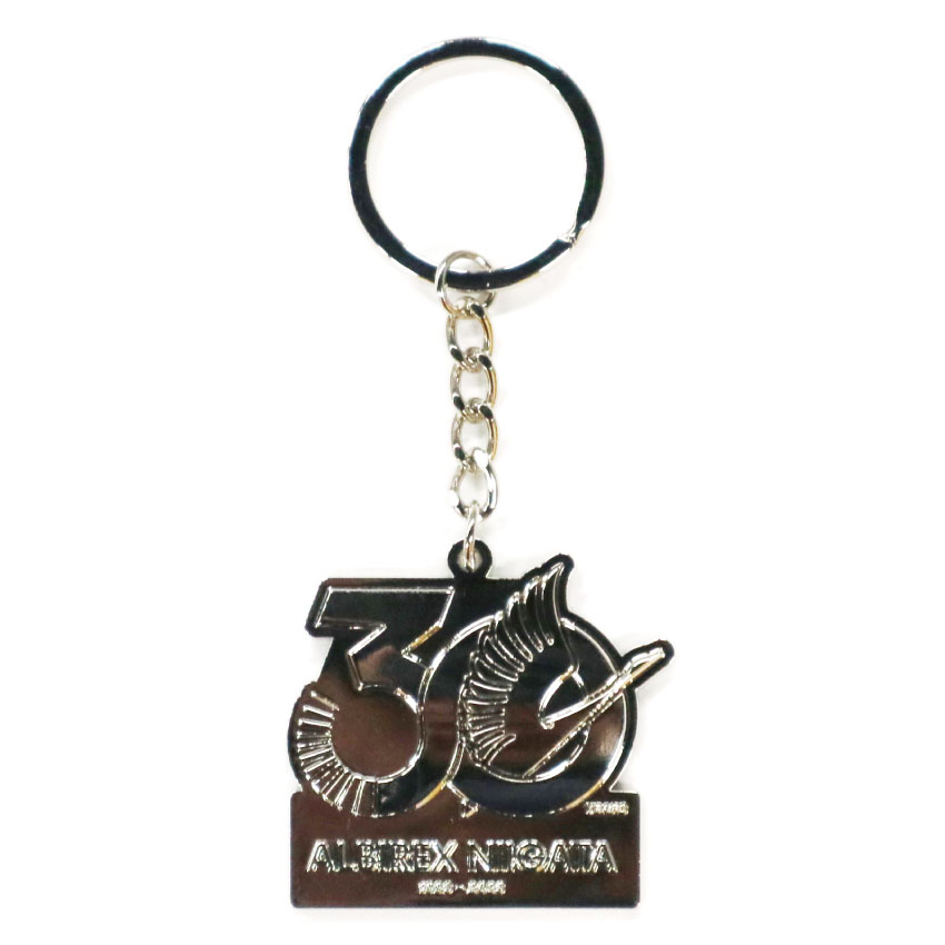 アルビレックス新潟 30周年ロゴメタルキーホルダー｜【公式】Jリーグ