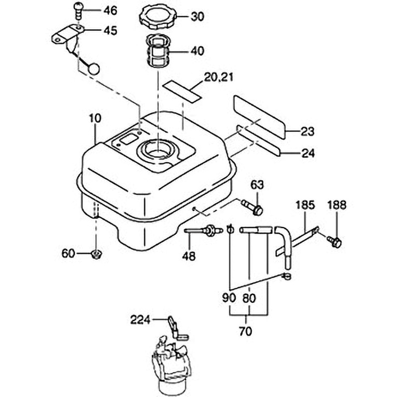 277-43801-01 ロビンEXシリーズ部品 1個 スバル 【通販モノタロウ】