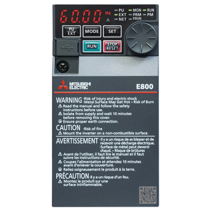 FR-E820-1.5K-1 インバータFREQROL-E800シリーズ 200Vクラス 三菱電機