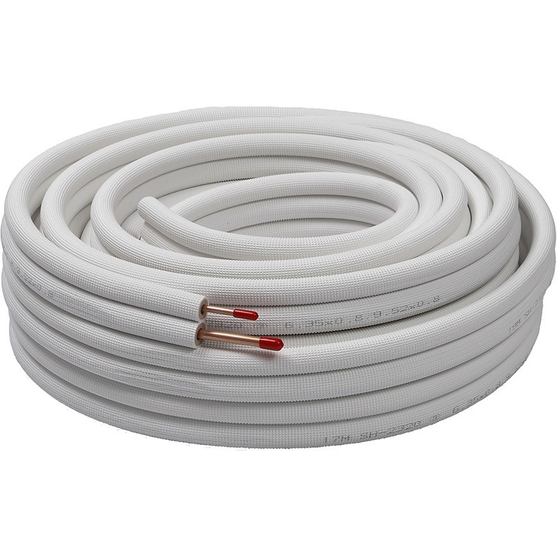 SH-2320 エアコン工事用被覆銅管(ペア配管20m巻き) 1個 星朋商工