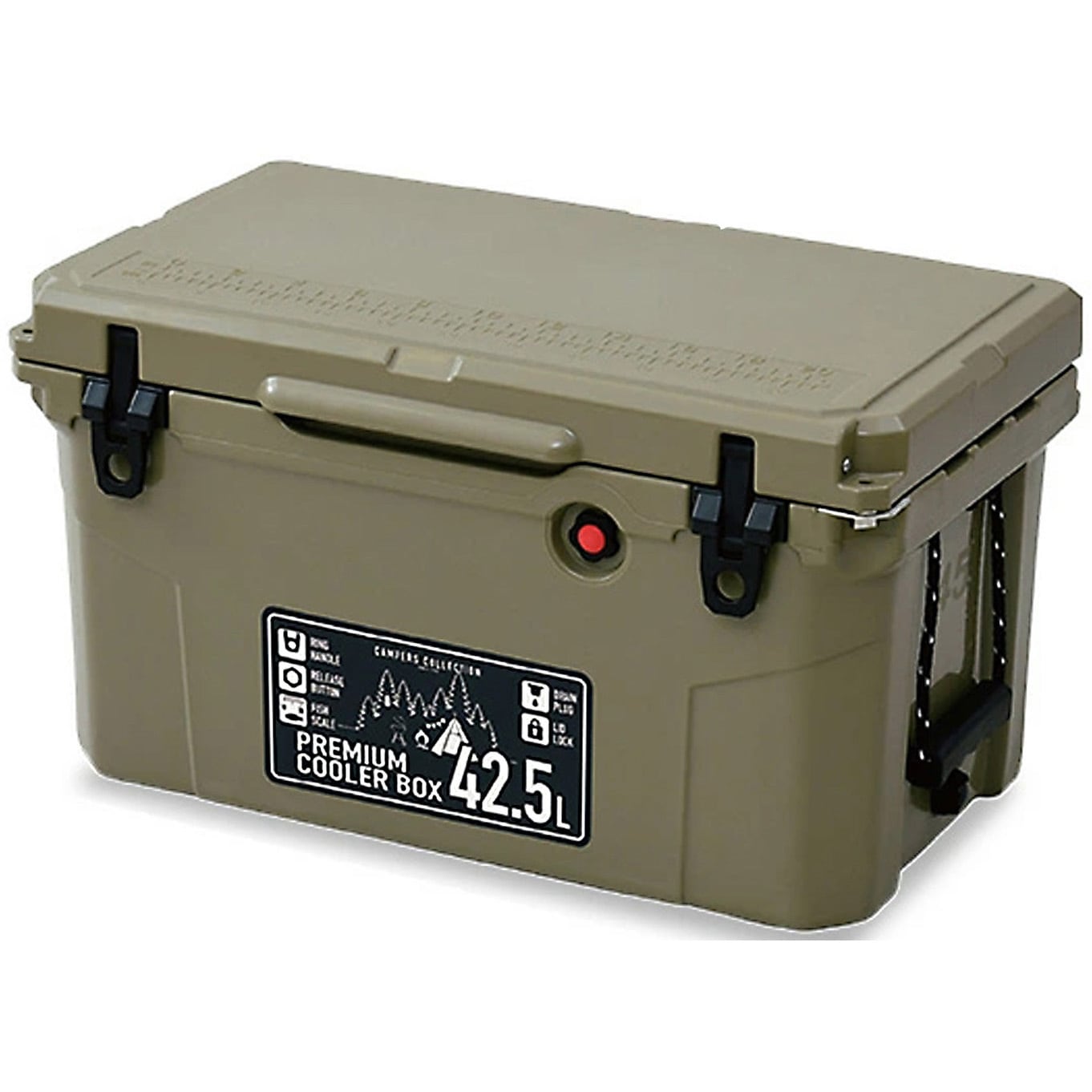 PCB-42.5L(KH) プレミアムクーラーボックス YAMAZEN(山善) 容量42.5L