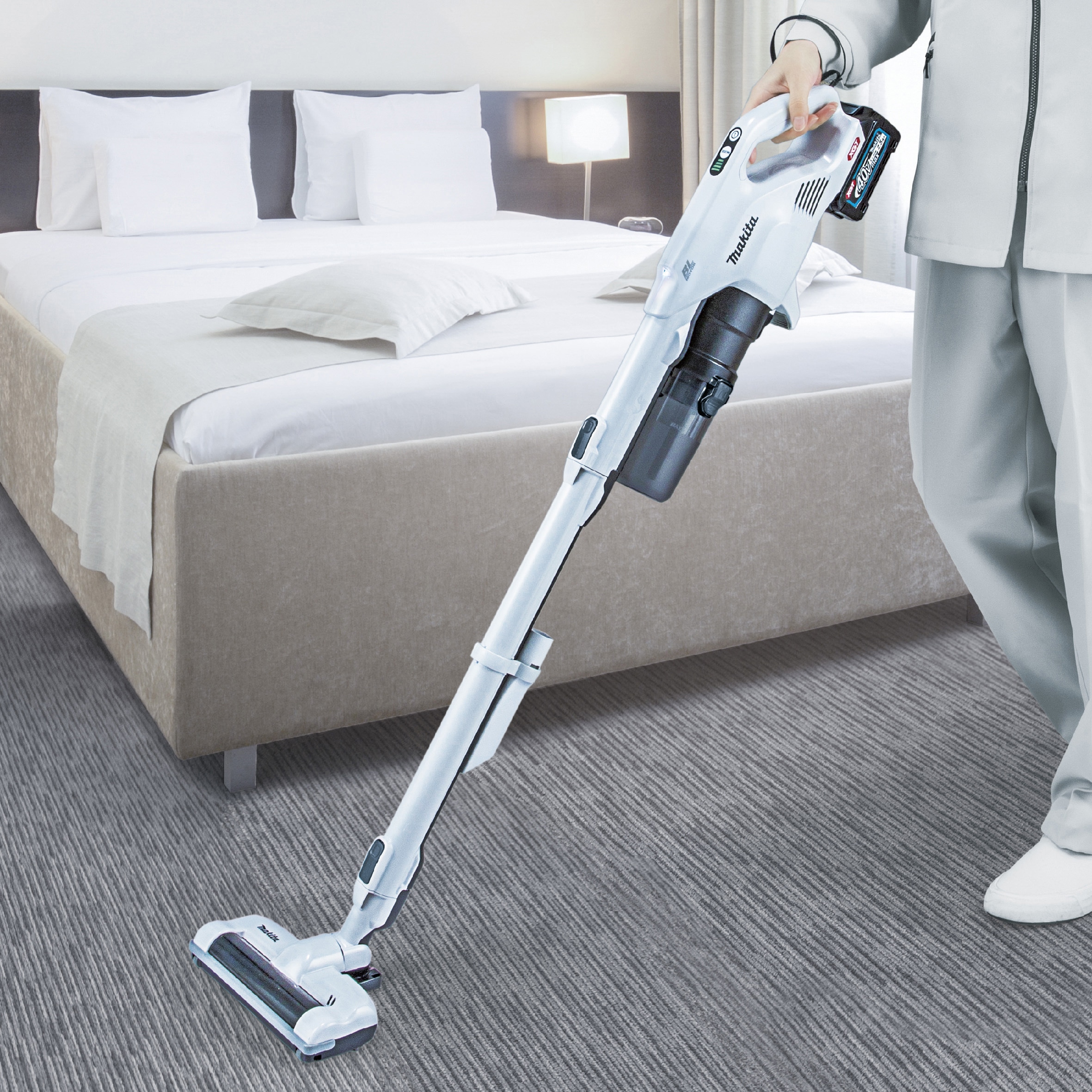 CL004GRDW 充電式クリーナ―(電動回転ブラシ仕様) マキタ サイクロン