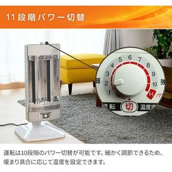 AH-12RA(SS) コアヒート 縦横対応 カーボンヒーター コロナ[冷暖房