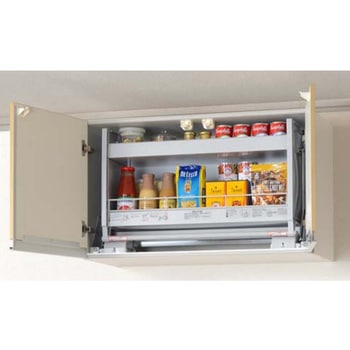 スイングダウンウォール ショートキャビネットタイプ(吊り戸棚用昇降棚