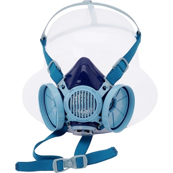 7191DKG-02 直結式小型防毒マスク(防じん併用) 興研 シリコーン面体