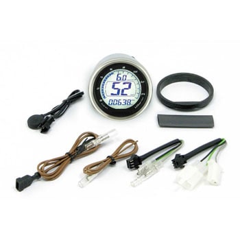 DタイプLCDスピード&タコメーター TAKEGAWA(武川) スピードメーター