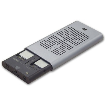 RS-ECM2-U32C USB3.2 Gen2x2 M.2 SSDケース(クローン機能搭載・NVMe 2