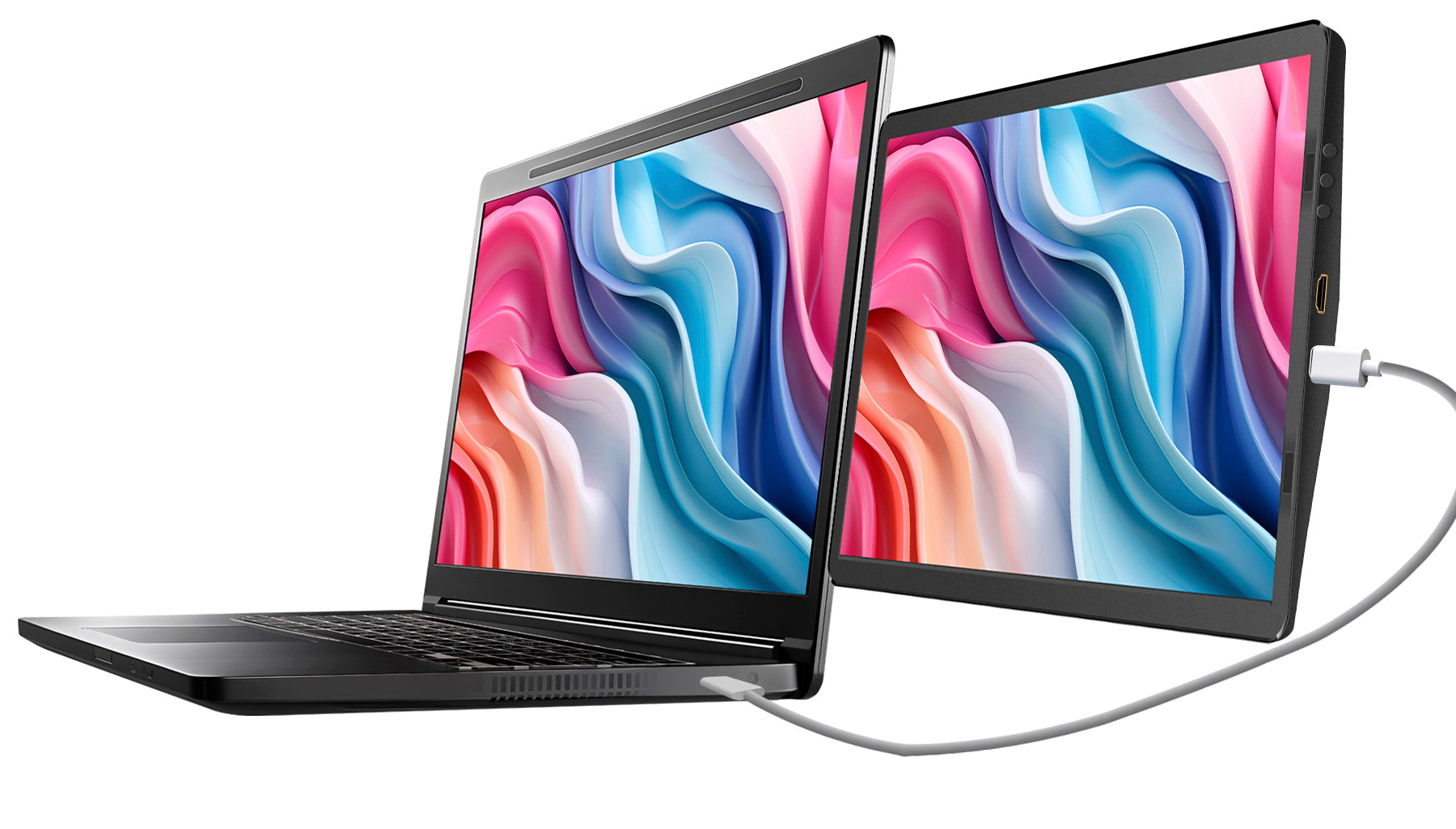 JAPANNEXT JN-MDO-IPS140FHD 14インチ 1920x1080解像度 ノートPC装着型