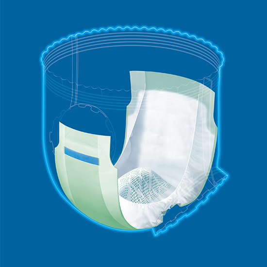 ライフリー ズレずに安心 紙パンツ用尿とりパッド 夜用スーパー 5回