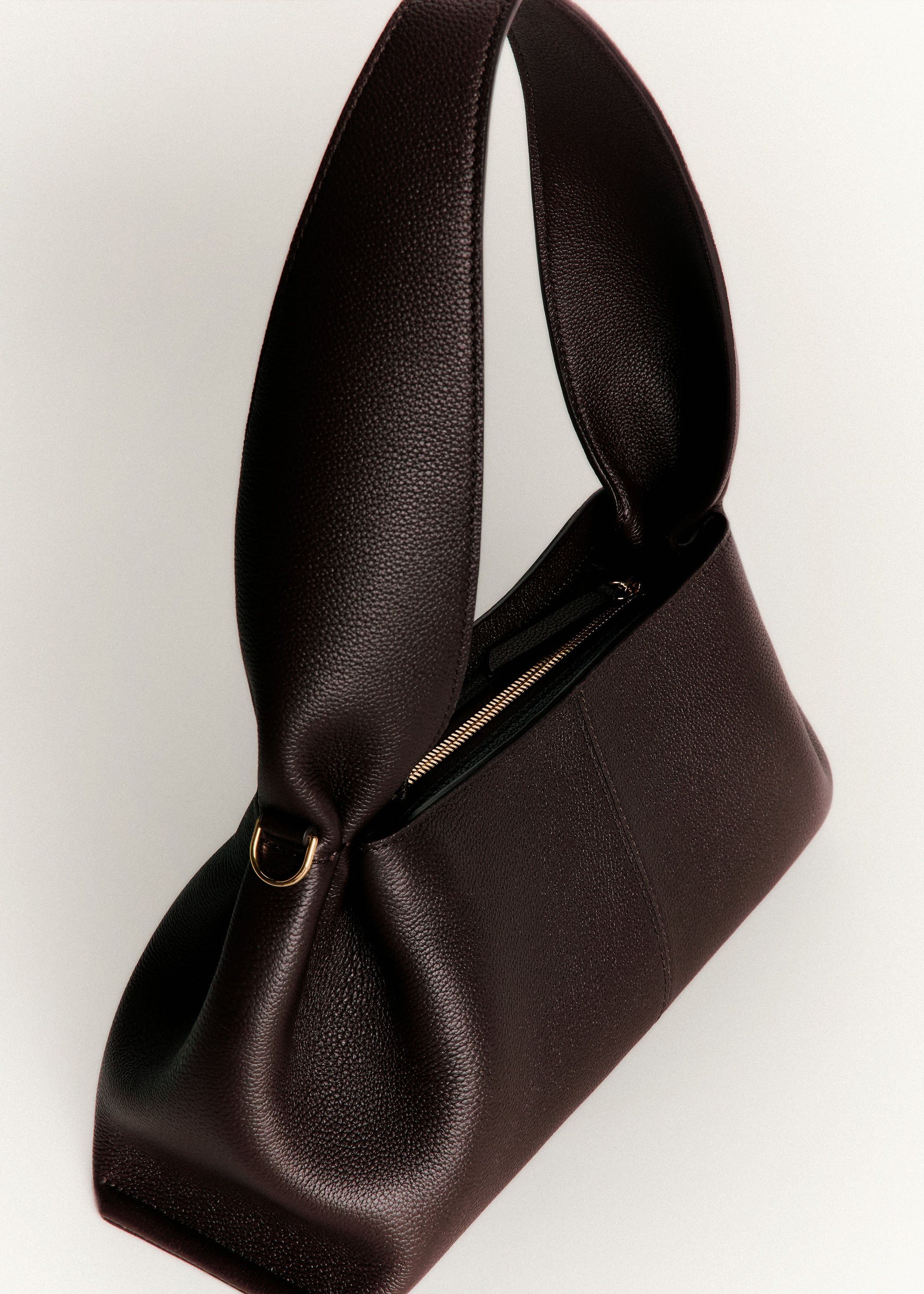 Polène | バッグ - Numéro Neuf East-West - エボニー テクスチャード