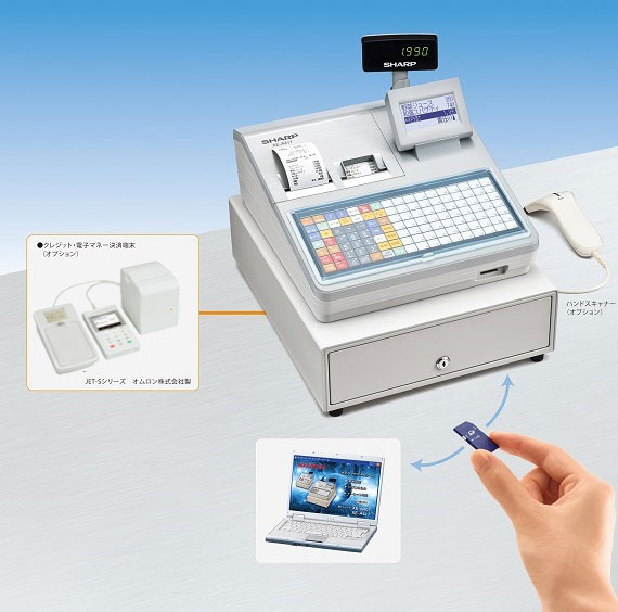 SHARP シャープ レジスター ＸＥーＡ４０７ ２０部門 取扱を終了した商品です］シャープレジスター 20部門 XE-A407 ブラック