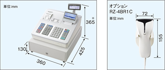 シャープ ER-A411 ホワイト SHARP レジ 電子レジスタ <ER-A411>｜電子レジスタ｜法人のお客様へ