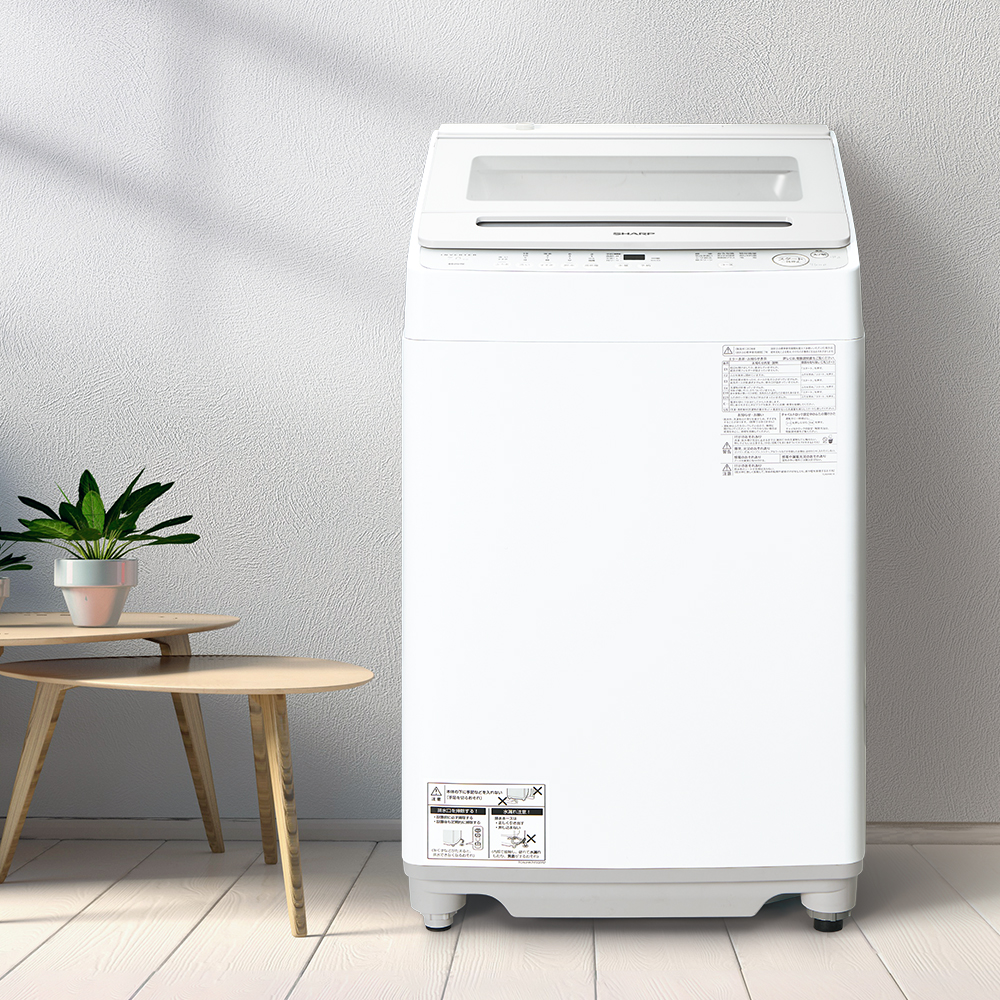 301取付無料！SHARPおしゃれホワイトインテリア冷蔵庫7kg洗濯機セット
