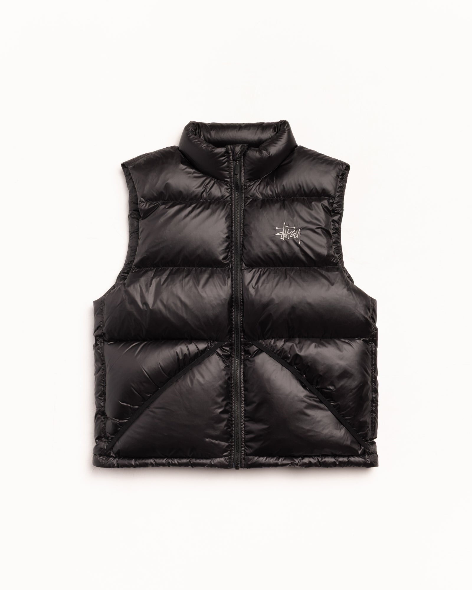 Micro Ripstop Down Vest – Black | Outerwear | Stüssy Japan