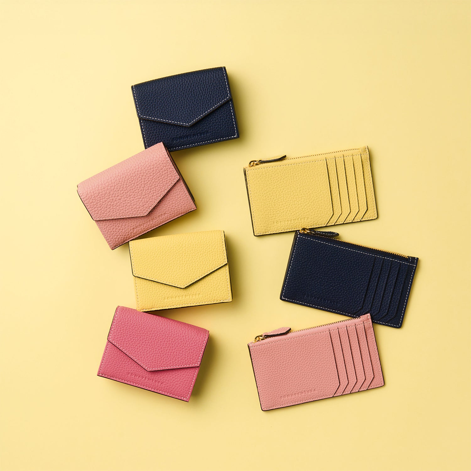 ミニジップ ウォレット シュリンクレザー