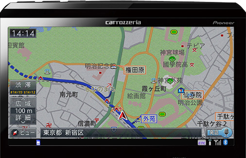 地図表示 | AVIC-VH0099/H/S・AVIC-ZH0099/H/S/W/WH/WS | サイバーナビ