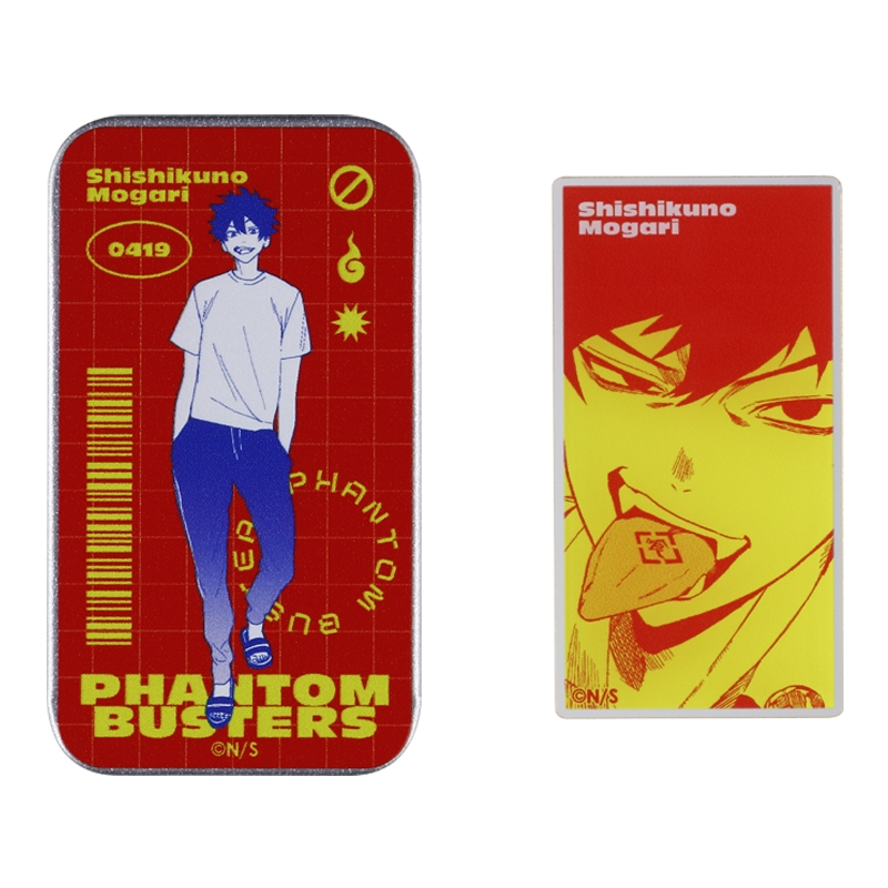 ファントムバスターズ』スライド缶入りアクリルステッカー 宍喰野虎落