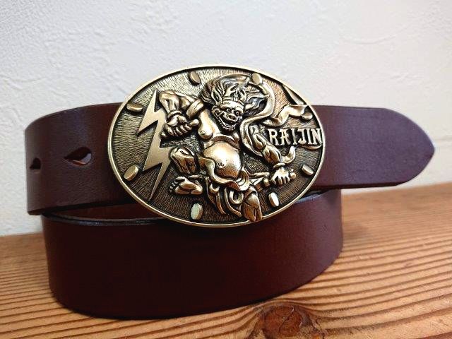 JUN COMPANYオリジナルデザイントップバックル 【雷神】 JC-003