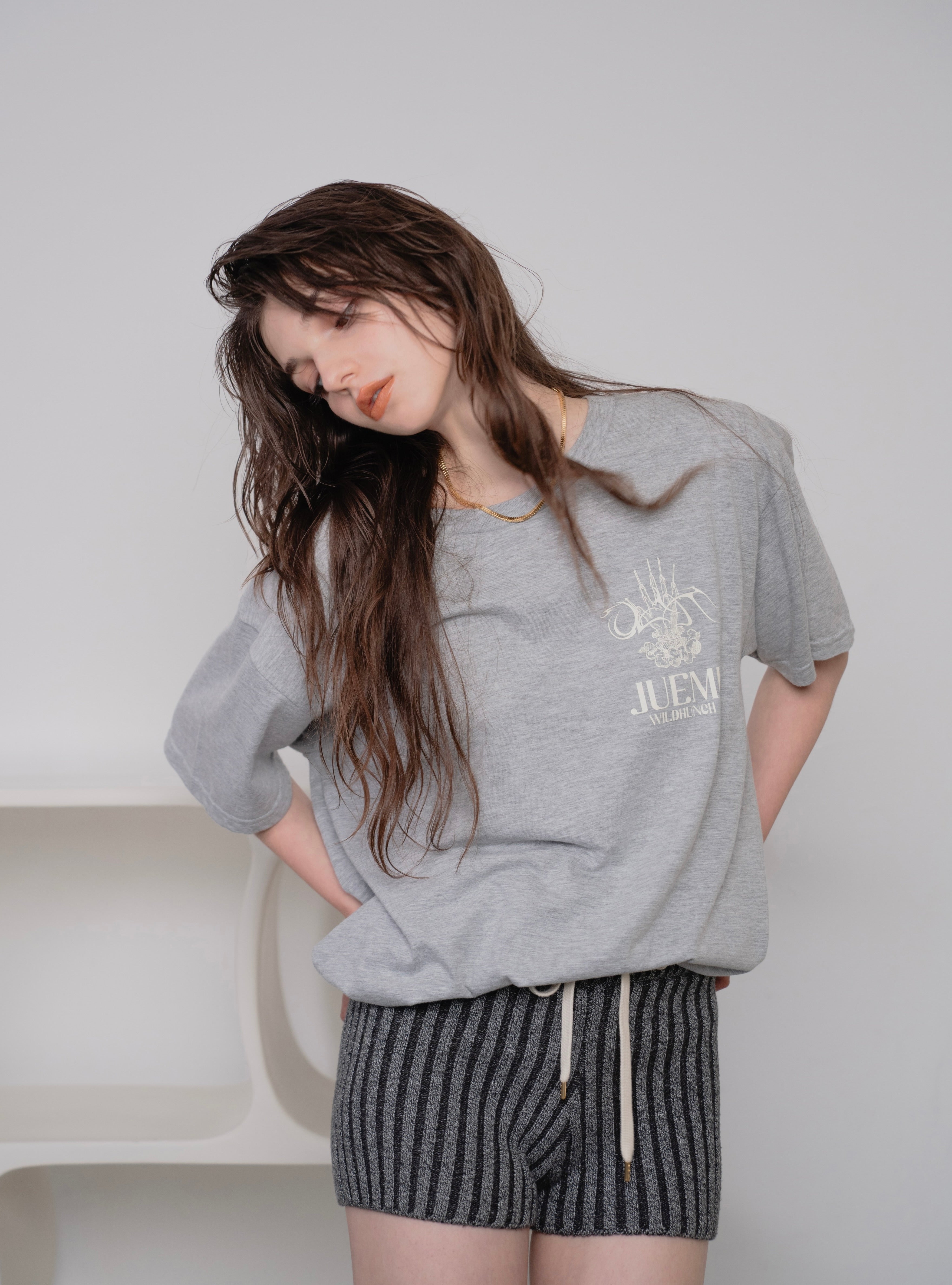 Contrast Knit Shorts – JUEMI