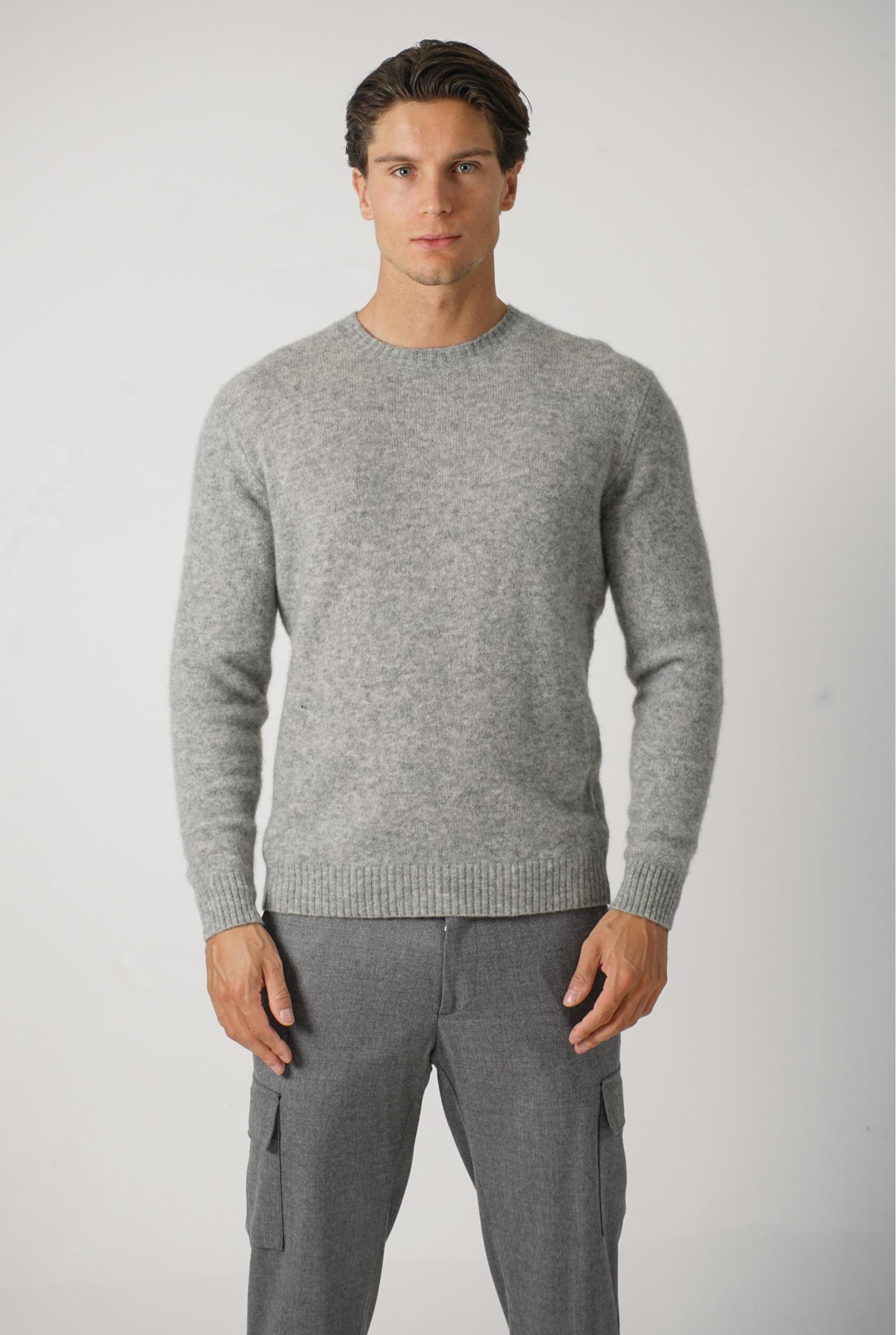 FILIPPO DE LAURENTIIS CASHMERE SILK KNIT GREY - Jurgen
