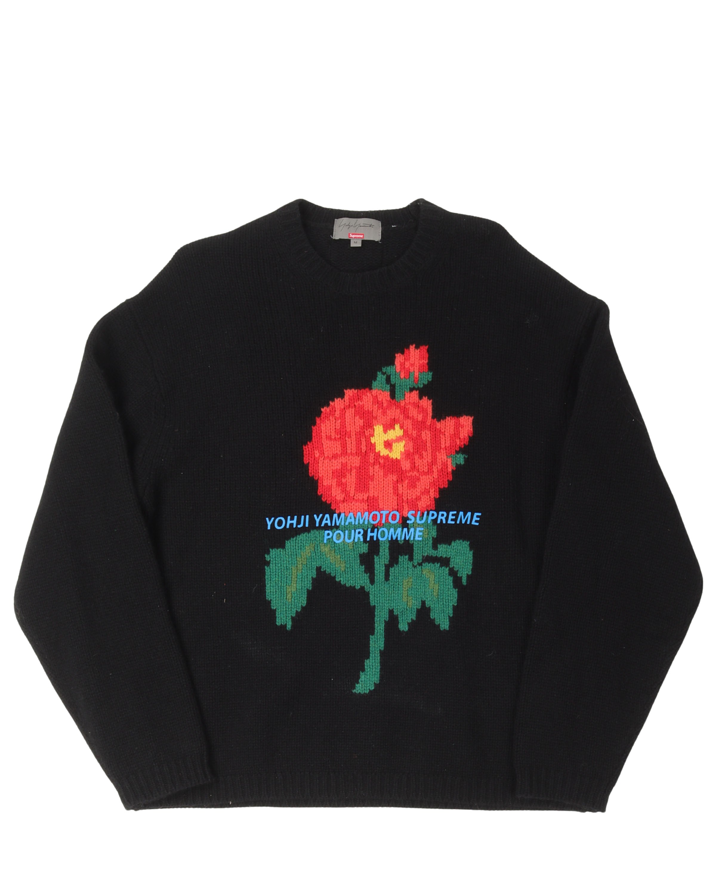 Supreme Yohji Yamamoto Flower Knit Sweater – Justin Reed
