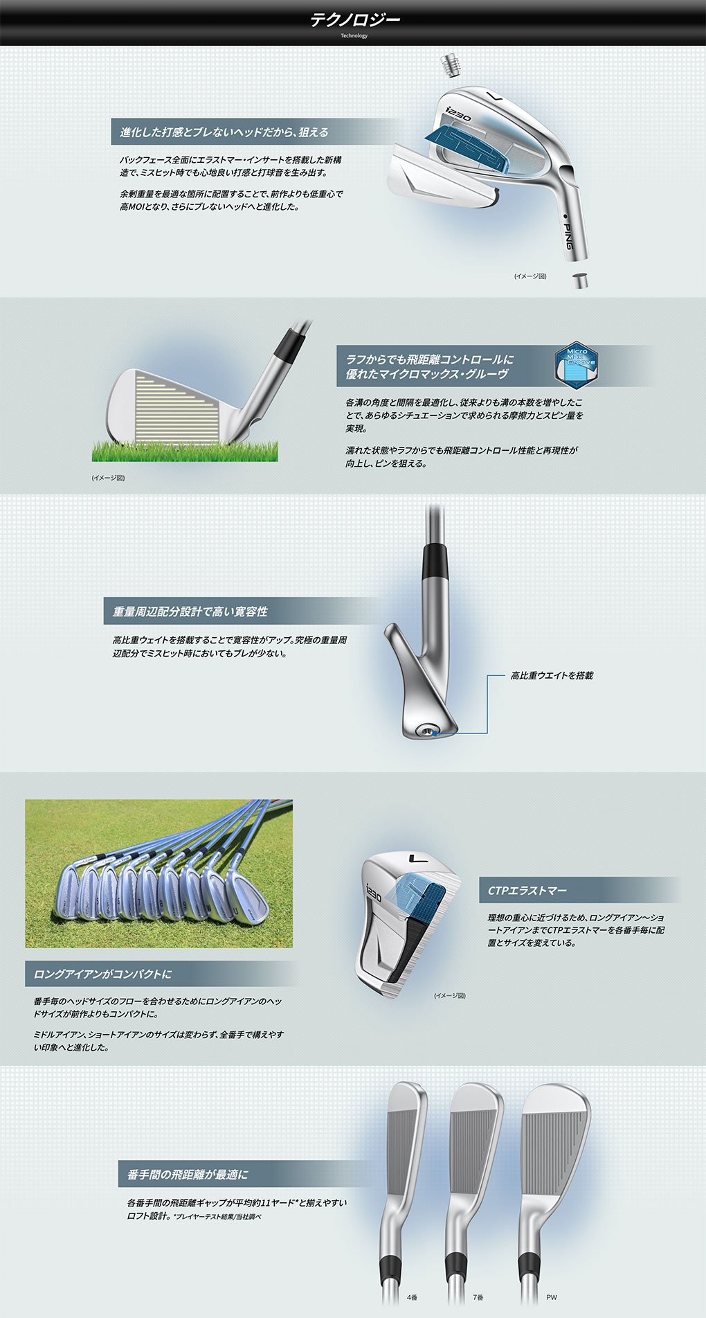 ピン PING i230 アイアン 6本セット(5-9,PW) メンズ N.S.PRO MODUS3