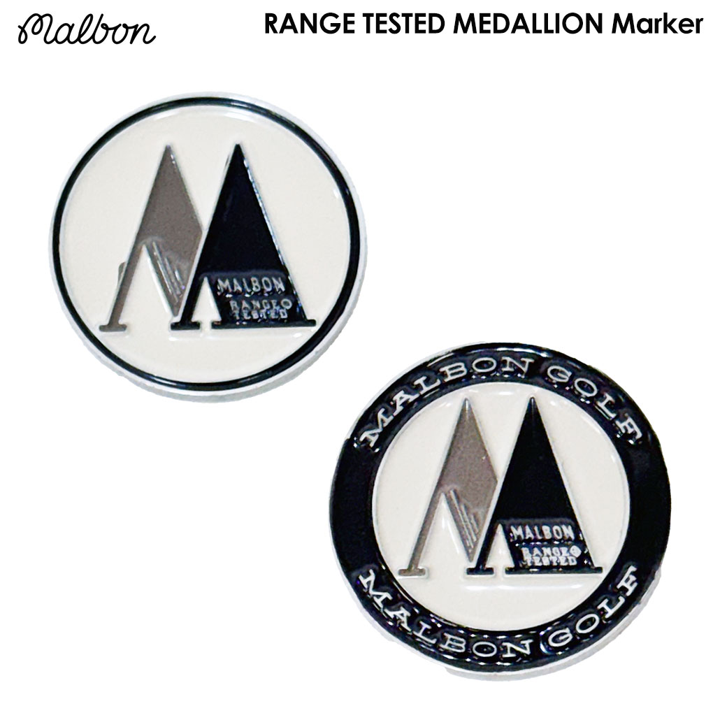 Malbon Golf RANGE TESTED MEDALLION Marker マルボンゴルフ レンジ