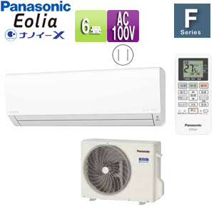 CS-222DFL-W+CU-222DFL｜パナソニック○ルームエアコン[Fシリーズ][100V]