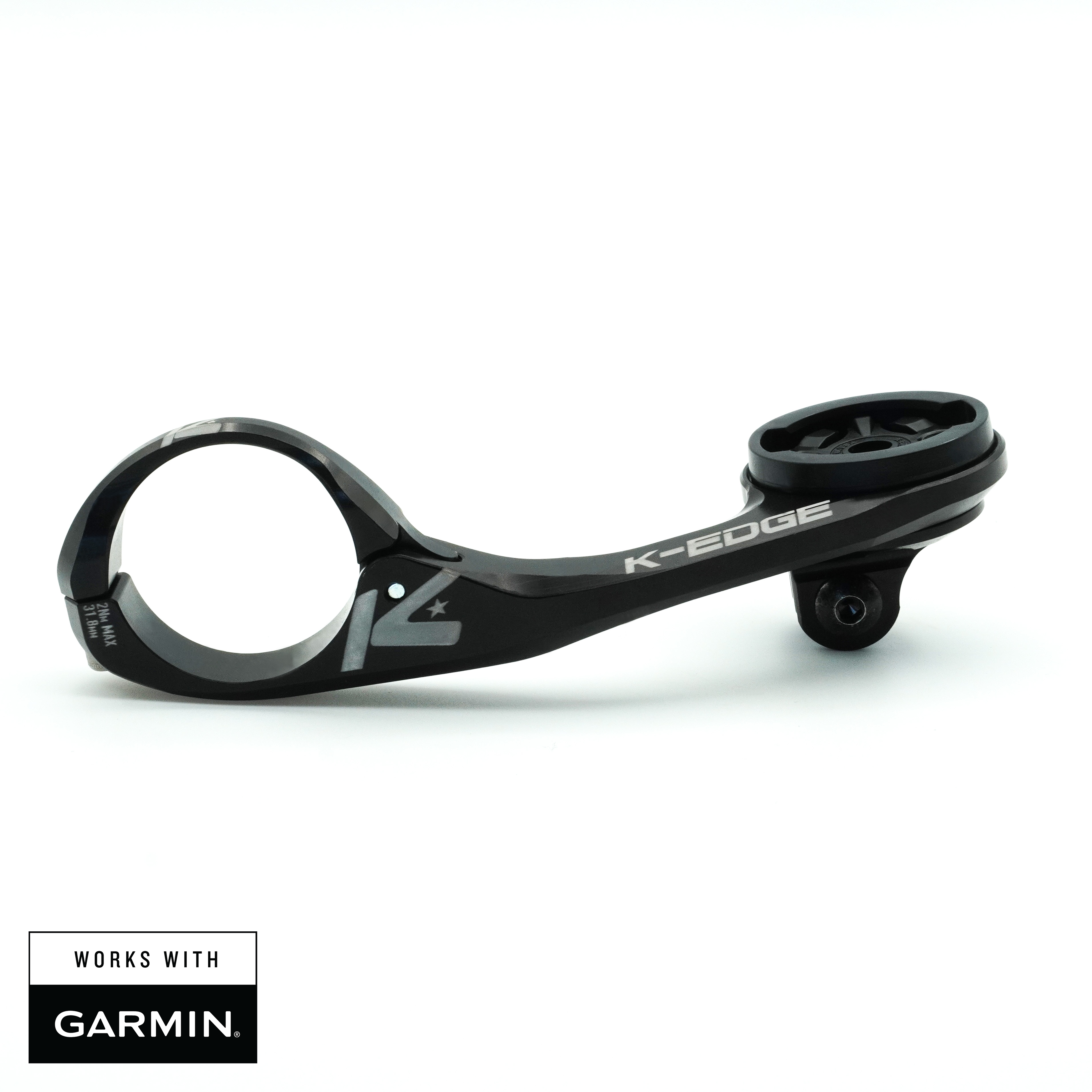 K-Edge | Max XL Bicycle Computer Mount (31.8mm) | Garmin, Wahoo