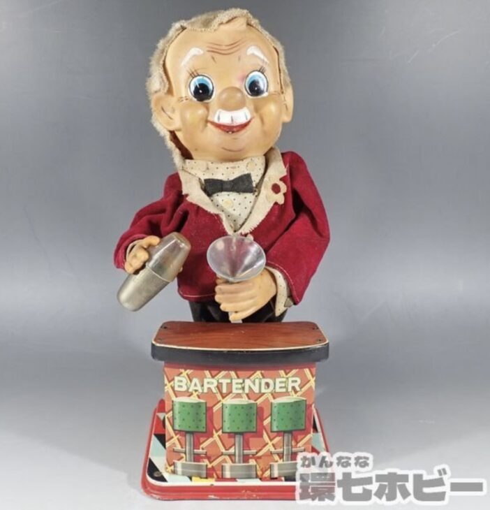 野村トーイ バーテンダー おじさん 人形 日本製 ブリキ 参考買取価格