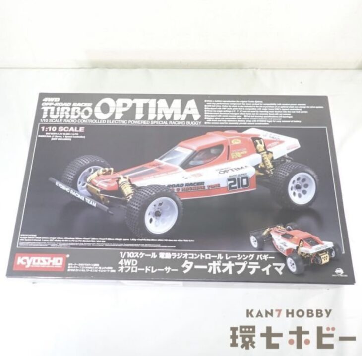 未組立 京商 Kyosho 1/10 ターボオプティマ 4WD オフロードレーサー