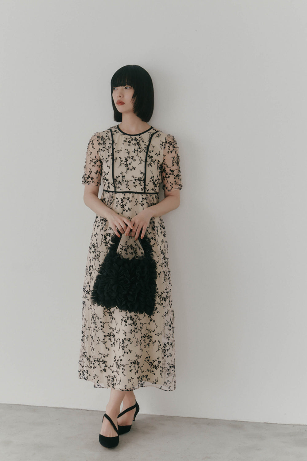 kaene公式オンラインストア フロッキーパイピングドレス / 101031 結婚