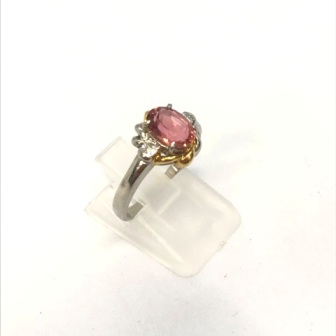 Pt900 K18 Ptベースコンビ ルビー付 リング 買取実績 | 玉光堂