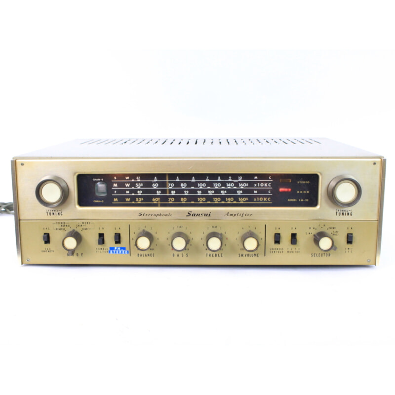 買取実績 |SANSUI サンスイ SM-32 FM付3バンド型ステレオ総合真空管