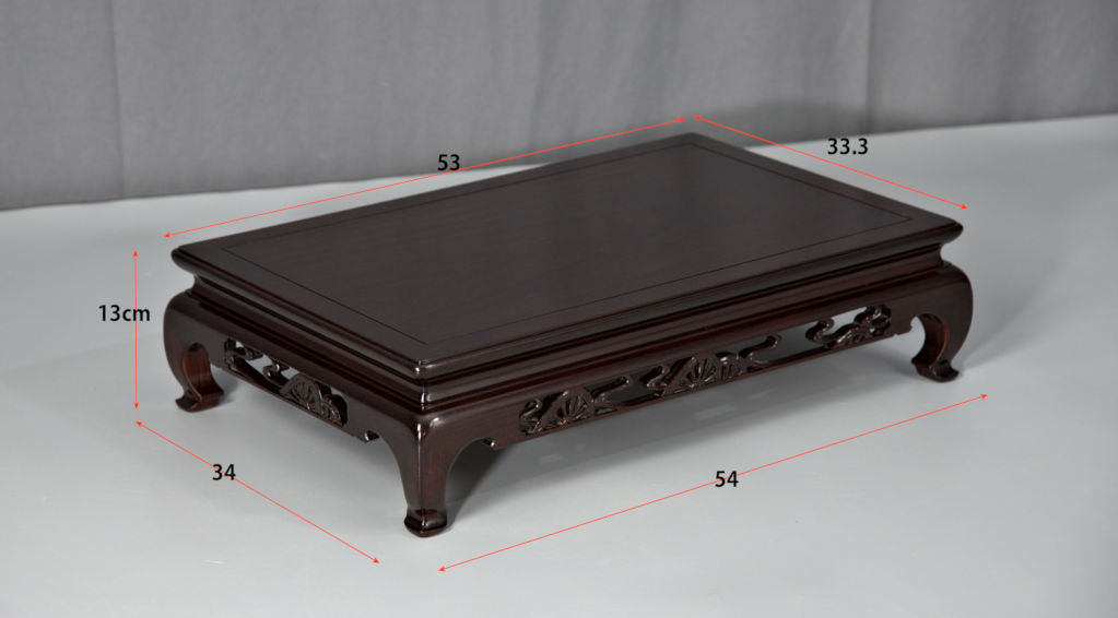 花台: 紫檀 史郎作 花車 1.8尺 平花台 no.8761 / 唐木家具OSAKA