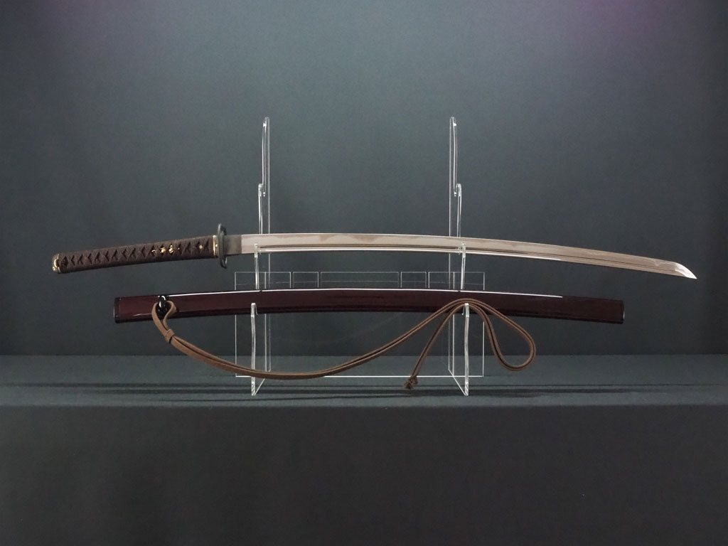 滋賀県M様 居合刀特注製作（茶系でまとめた大振りな豪刀） - 刀部 か