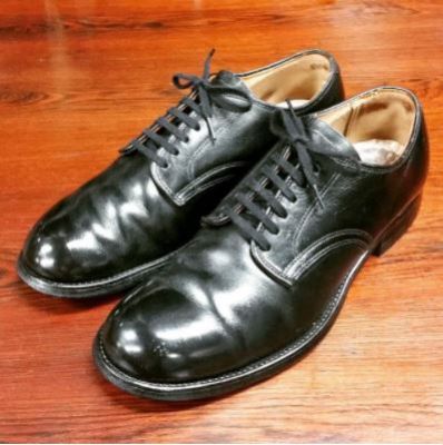 サイズ小さめ1950年代 ビンテージアメリカ海軍サービスシューズ民間品
