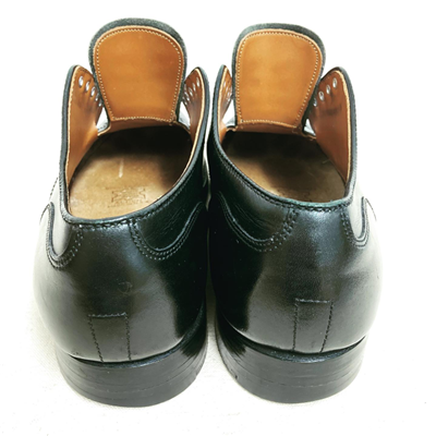 ALDEN961】Norwegian SplitToe Blucher Black Calfskin