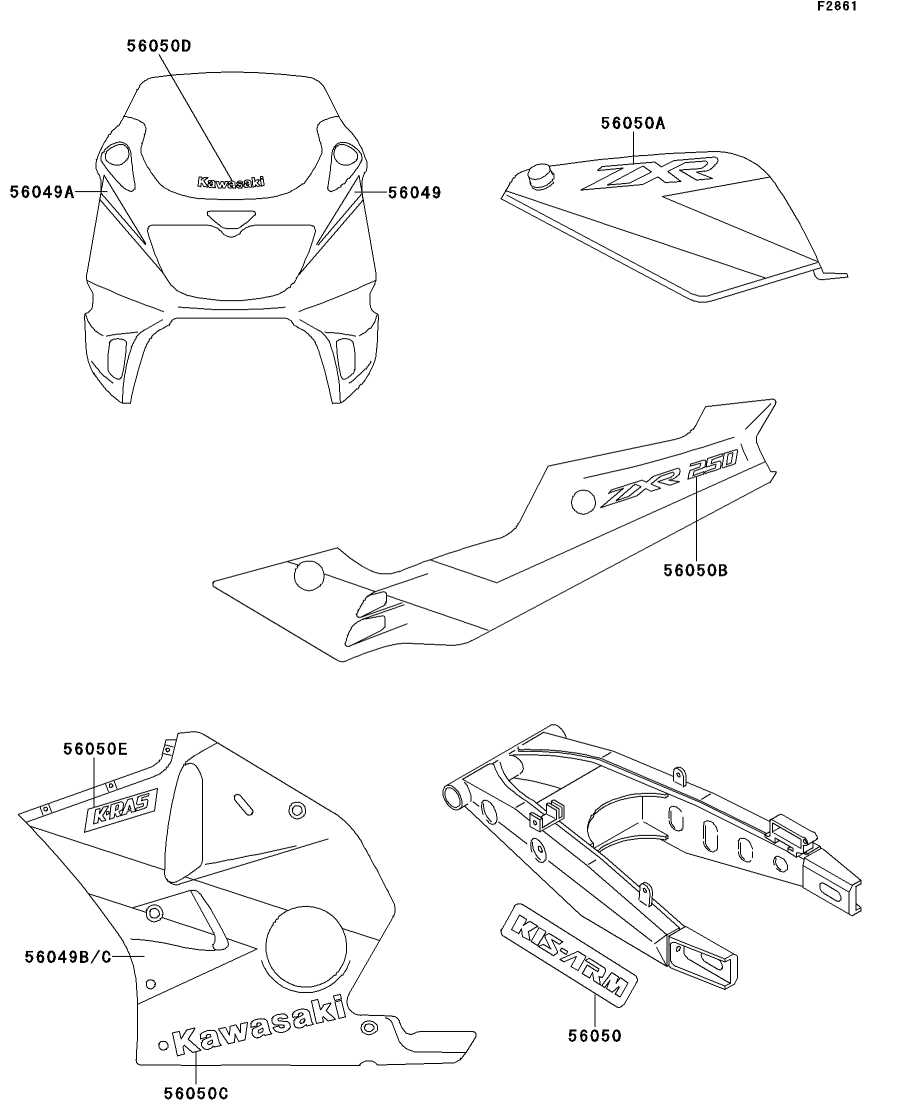 カワサキパーツ/ウエア＆グッズオンラインショップパーツ選択