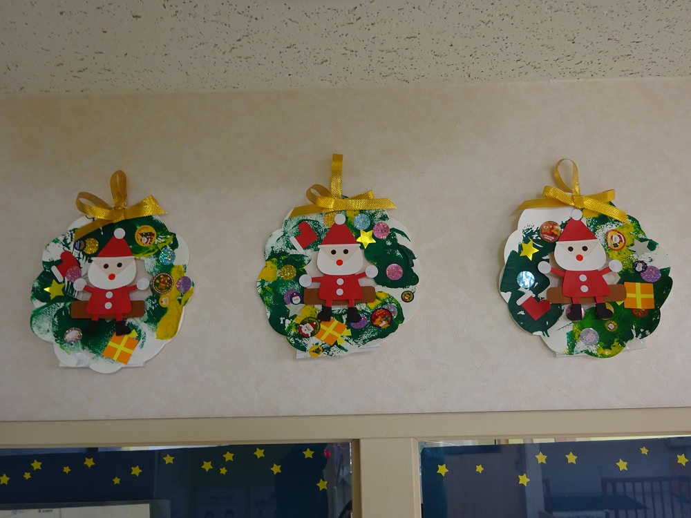 HOPPA津田沼園｜クリスマス＆お正月製作で室内飾りが華やかに✨