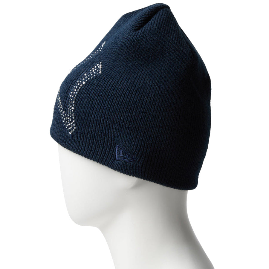ニューエラ ニット帽 NEW ERA ベーシック ビーニー Rhinestone ライン