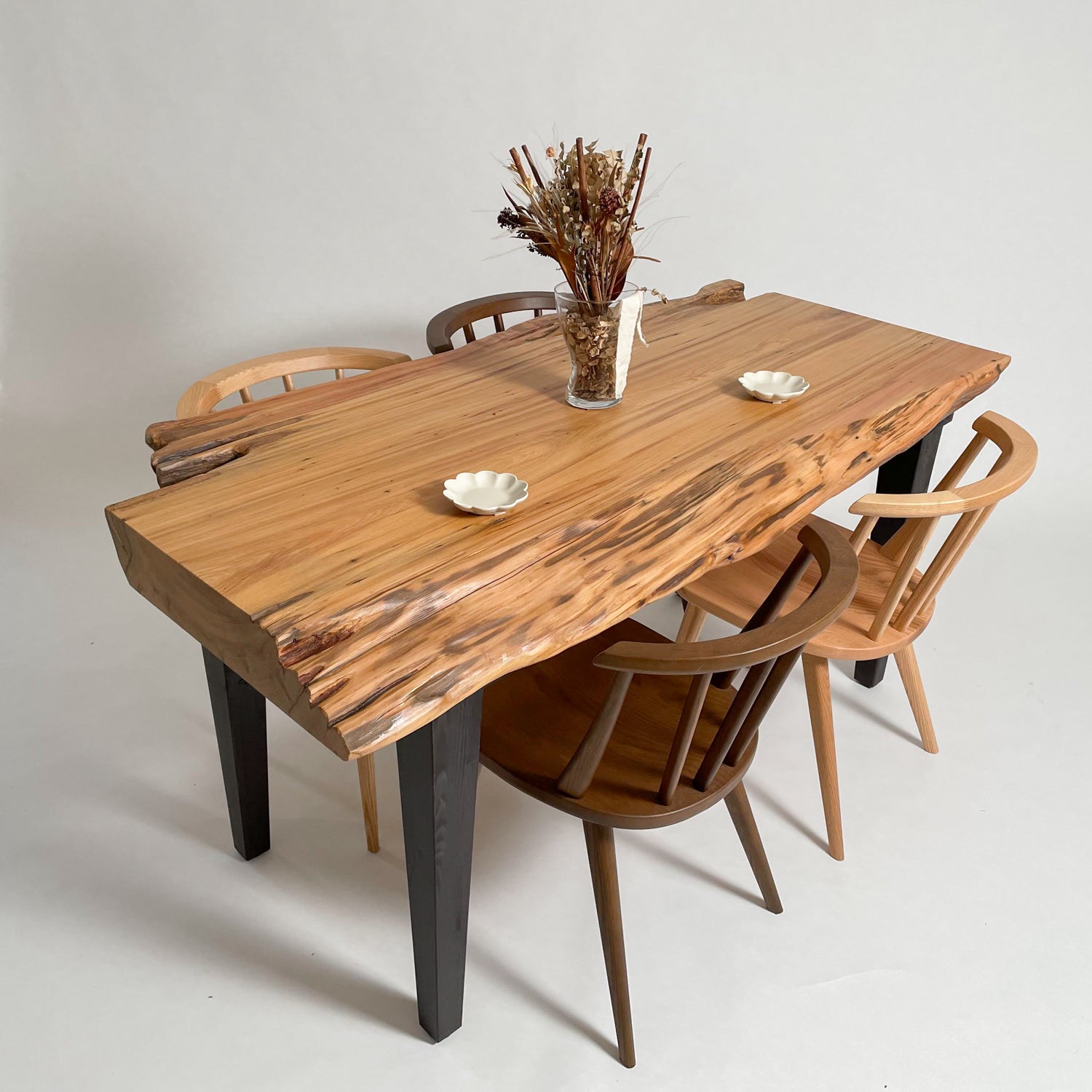 KIDOMEIMOKU 屋久杉一枚板ダイニングテーブル｜155cm(4人掛け