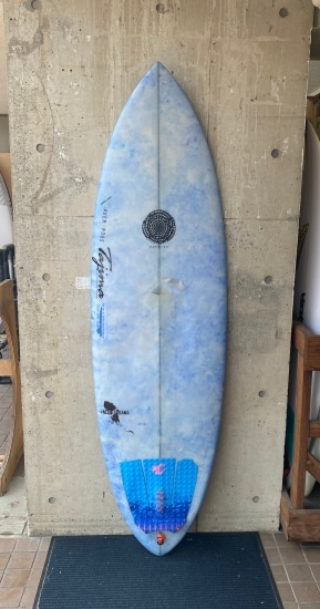 中古】JUSTICE surfboard GREEN IGUANA model(6'3