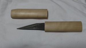 増田切出工場別製坂光・横手小刀長刃 – 切り出し小刀